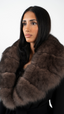 Bria Fur Coat - Black
