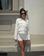 Naked Blazer - Blanc