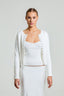 Alba Cardigan - White