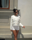 Naked Blazer - Blanc