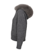 Fur Jacket Satin - Grey