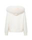 Fur Jacket Satin - White