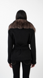 Bria Fur Coat - Black