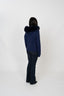 Fur Jacket - Navy Blue