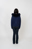 Fur Jacket - Navy Blue