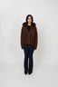 Fur Jacket  - Dark Brown