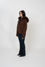Fur Jacket  - Dark Brown