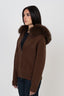 Fur Jacket  - Dark Brown