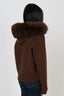 Fur Jacket  - Dark Brown