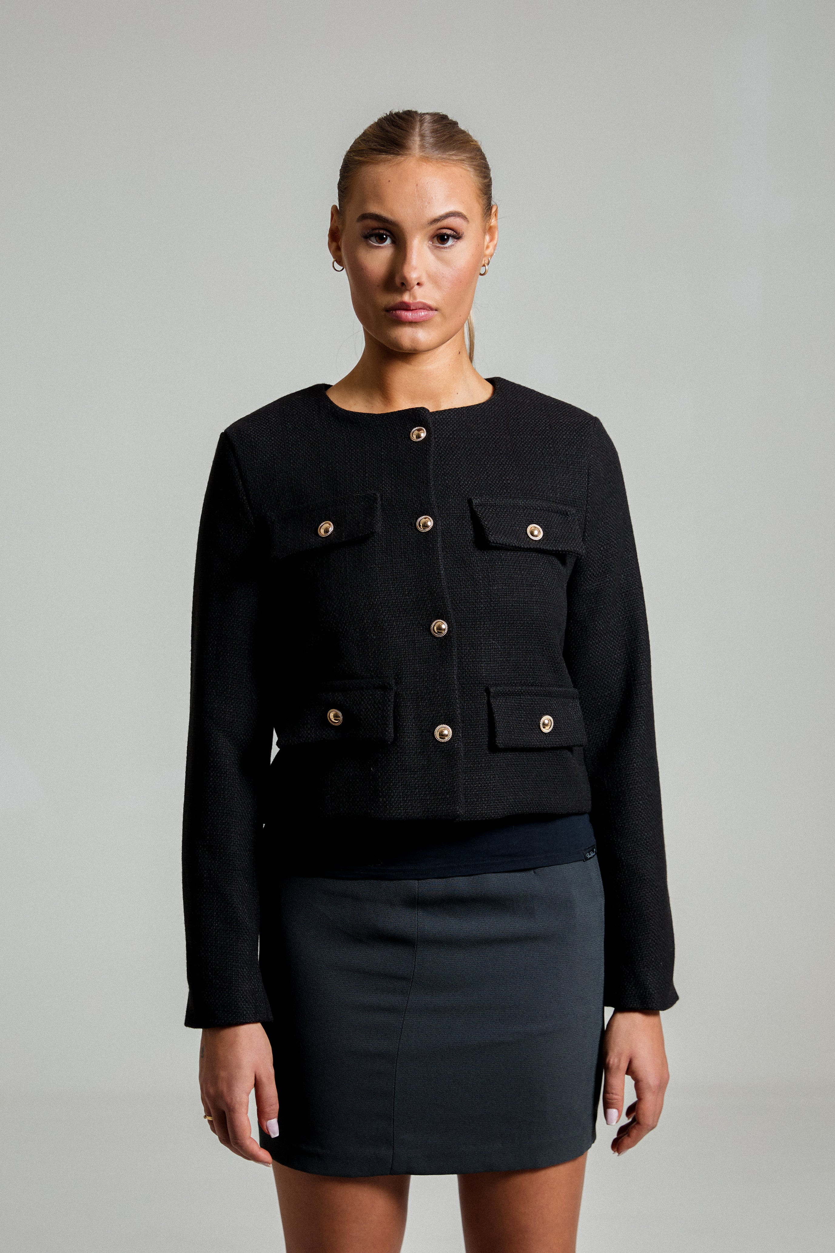 Brenda fur jacket - brown