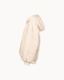 Alessa Fur Hoodie - Soft Ivory