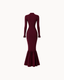 Venetia Mermaid Dress - Burgundy