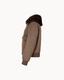 Torino Fur Collar Jacket – Mocha Brown