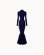 Venetia Mermaid Dress - Navy
