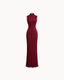 Serena Turtleneck Dress - Burgundy