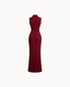Serena Turtleneck Dress - Burgundy