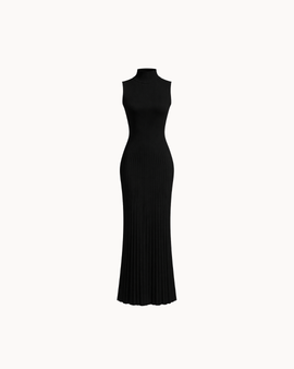 Serena Turtleneck Dress - Black