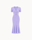 Violette V-Neck Dress - Lilac
