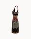 Midnight Maharani Beaded Dress with Cape