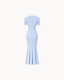 Violette V-Neck Dress - Sky