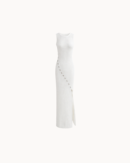 Cleo Sculpt Dress - Ivory