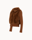 Brown Rex Fur Jacket