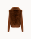 Brown Rex Fur Jacket