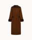 Azra Mocha Wrap Coat