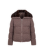 Cloud Corduroy Mink Jacket - Chocolate