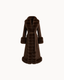 Halla Coat — Chocolate