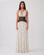 Dianah Lace And Satin Maxi Dress
