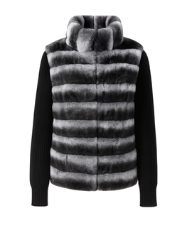 Aspen Fur Jacket - Black