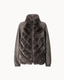 Cenya Fur Jacket - Frosted Greige