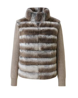 Aspen Fur Jacket - Oatmeal