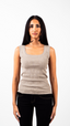 Alessa Knitted Tank Top - Grey