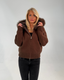 Fur Jacket  - Dark Brown