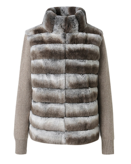 Aspen Fur Jacket - Oatmeal