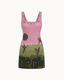 Strawberry Matcha Beaded Dress