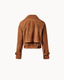 Sculpt Suede Jacket - Brown