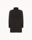 The Reem Mink Cashmere Coat - Charcoal