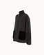 The Reem Mink Cashmere Coat - Charcoal