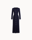 Simone Button Down Dress — Navy