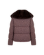 Cloud Corduroy Mink Jacket - Chocolate