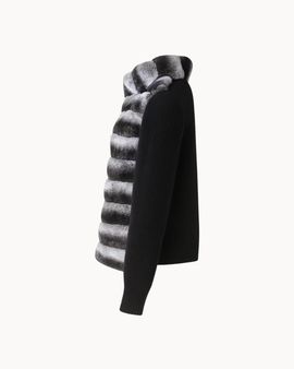Aspen Fur Jacket - Black