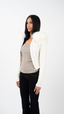 Knitted Cropped Fur Sweater