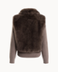 Luna Faux Fur Jacket - Brown