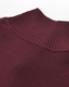 Sculpt Button Knit Top - Burgundy