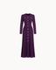 Simone Button Down Dress — Plum