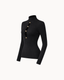 Sculpt Button Knit Top - Noir