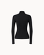 Sculpt Button Knit Top - Noir